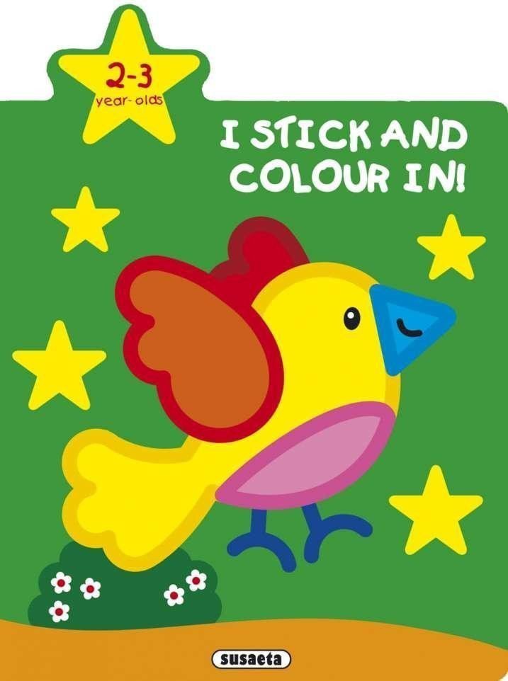 I stick and colour in - Bird 2-3 year