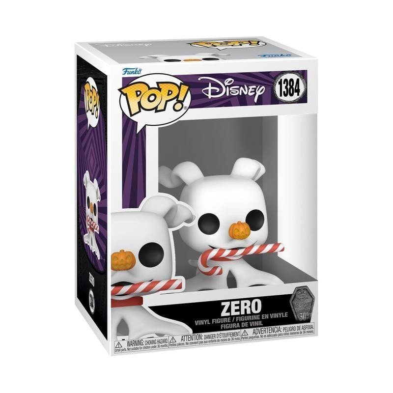 Funko POP Disney The Nightmare Before Christmas 30th - Zero wCandyCane