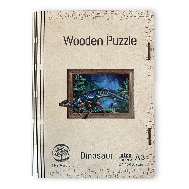 Dřevěné puzzleDinosaurus A3