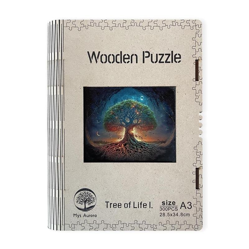 Dřevěné puzzleStrom života I A3