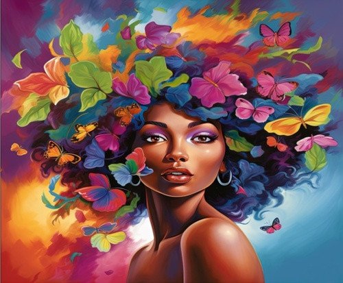 Dřevěné puzzleFloral Latina A3