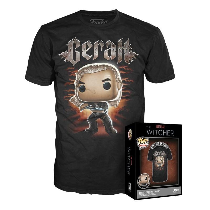 Funko Tričko Boxed Tee The Witcher - Geralt velikost M