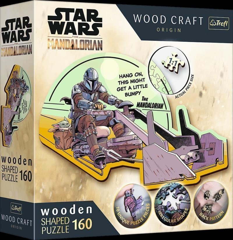 Puzzle Wood Craft Origin The Mandalorian Setkání 160 dílků