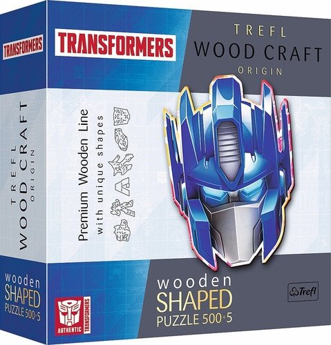 Puzzle Wood Craft Origin Transformers Optimus Prime 505 dílků