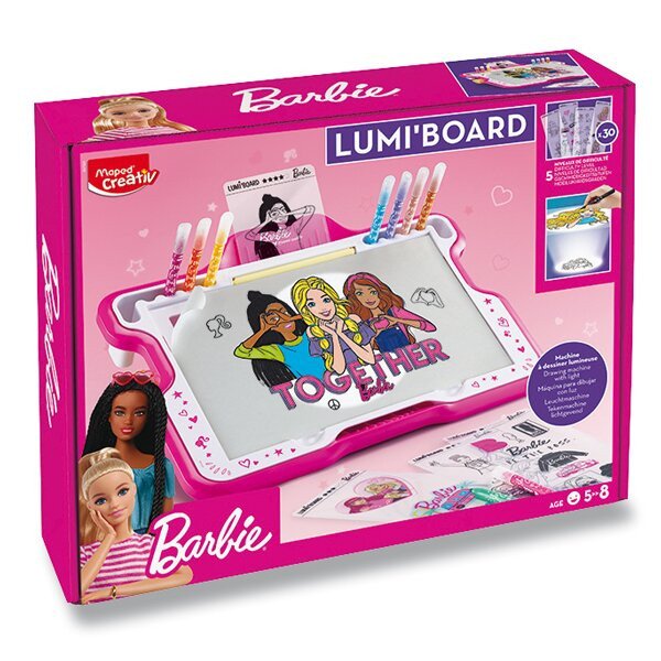 Maped Kreativní sada Barbie Lumi Board