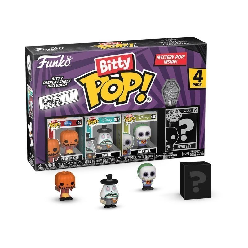 Funko Bitty POP The Nightmare Before Christmas - Pumpkin Jack 4pack
