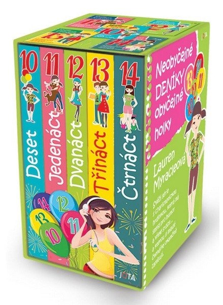 Neobyčejné deníky obyčejné holky BOX 1-5 – Myracleová Lauren