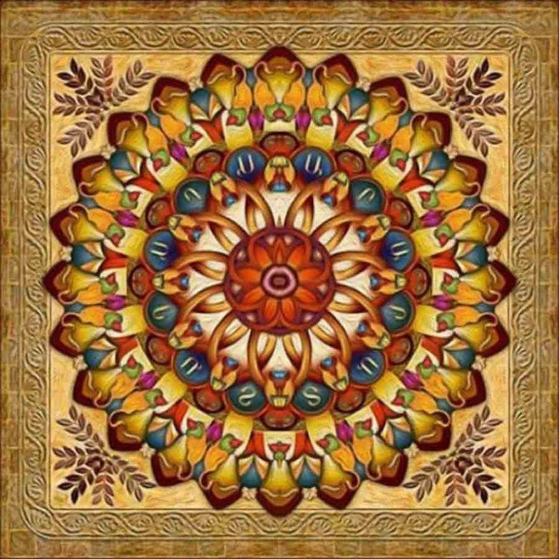 Diamantový obrázek 7D - Mandala 30 x 30 cm
