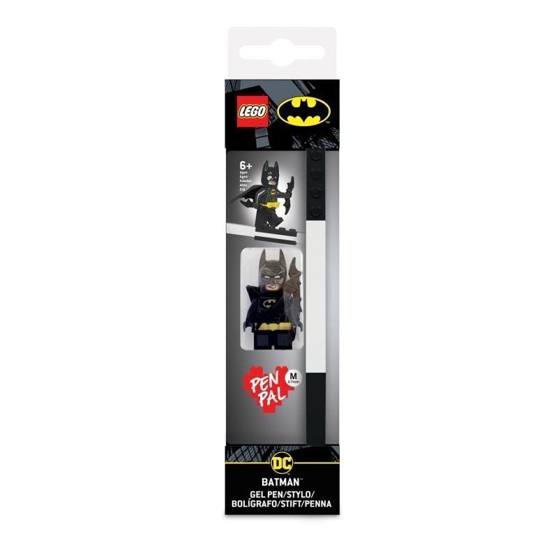 LEGO DC Comics Gelové pero s minifigurkou - Batman černé