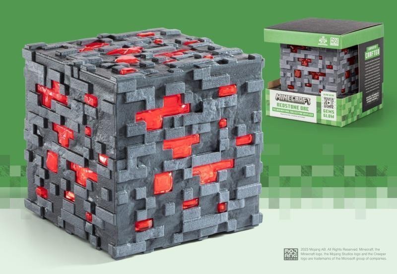 Minecraft Replika - Redstone kostka svítící