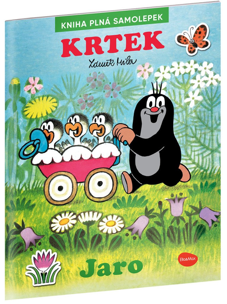 Krtek a jaro - Kniha plná samolepek – Miler Zdeněk