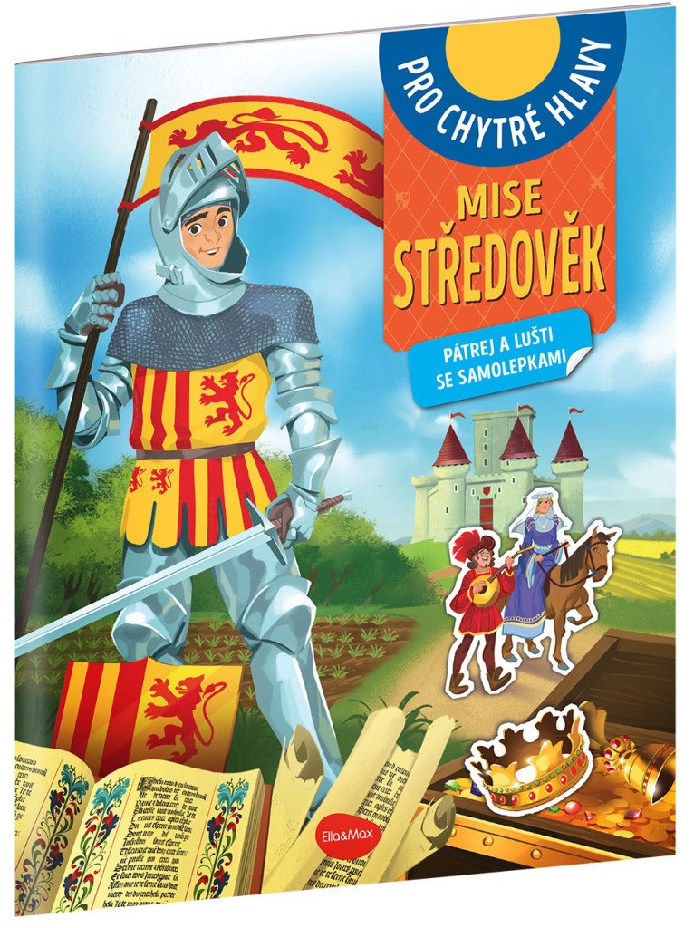 Mise středověk - Pátrej a lušti se samolepkami – Amstramgram