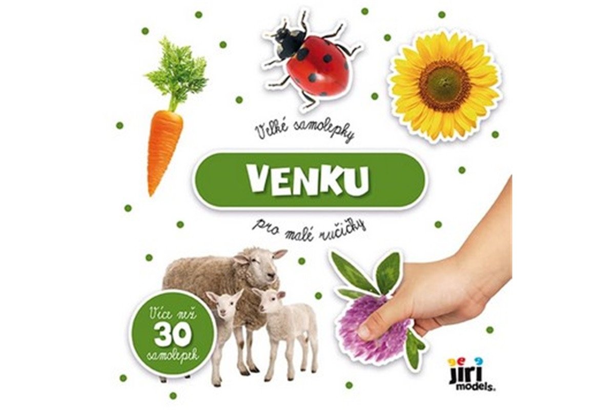 Venku - Velké samolepky pro malé ručičky