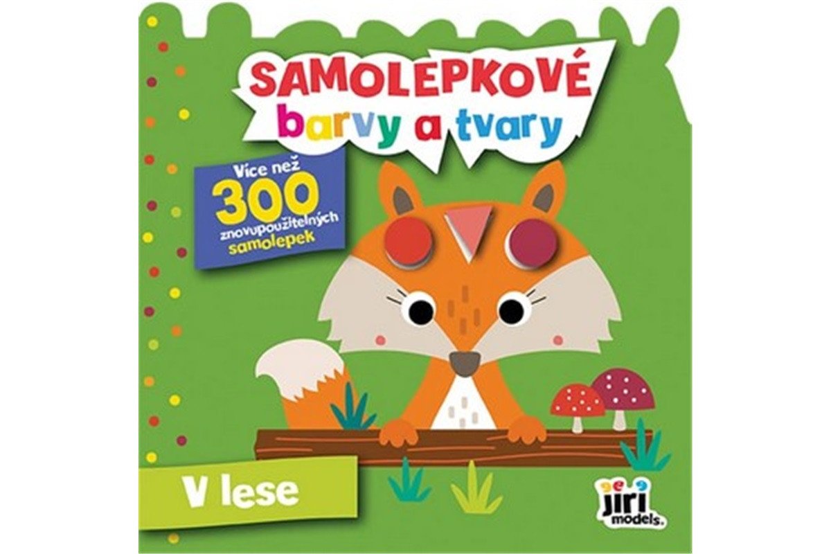 V lese - Samolepkové barvy a tvary