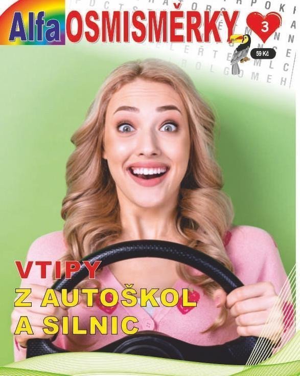 Osmisměrky 32023 - Vtipy z autoškol a silnic