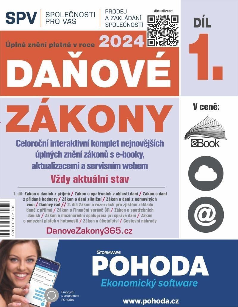 Daňové zákony 2024 Díl 1