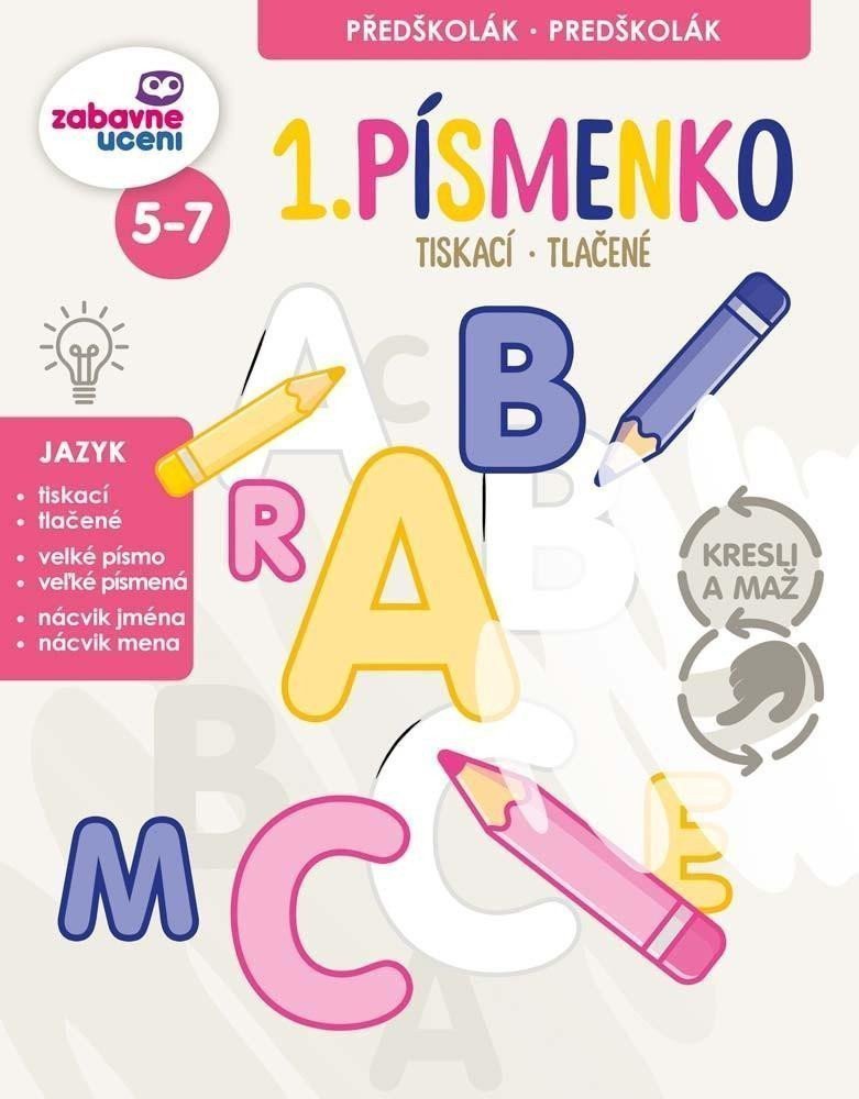 Kresli a maž - První písmenko stíratelný sešit