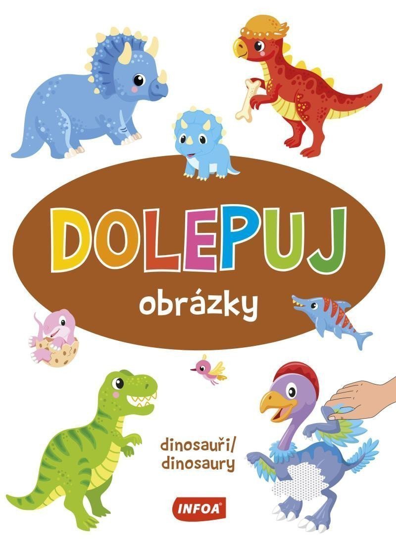 Dolepuj obrázky Dinosauři  Dinosaury