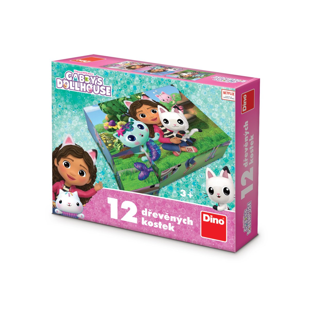 Gábi - Dřevěné kostky 12 ks