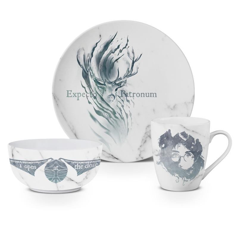 Harry Potter Dárkový set miska  talíř  hrnek