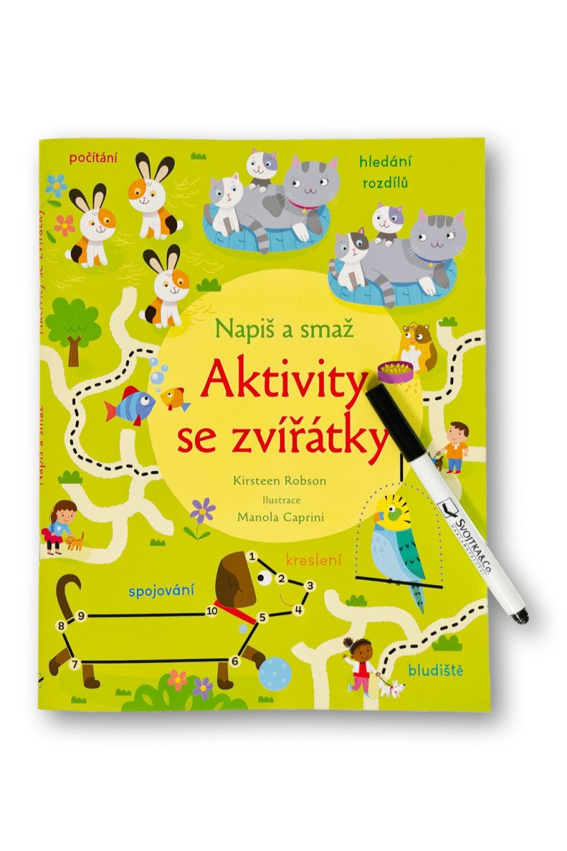 Napiš a smaž Aktivity se zvířátky – Robson Kirsteen
