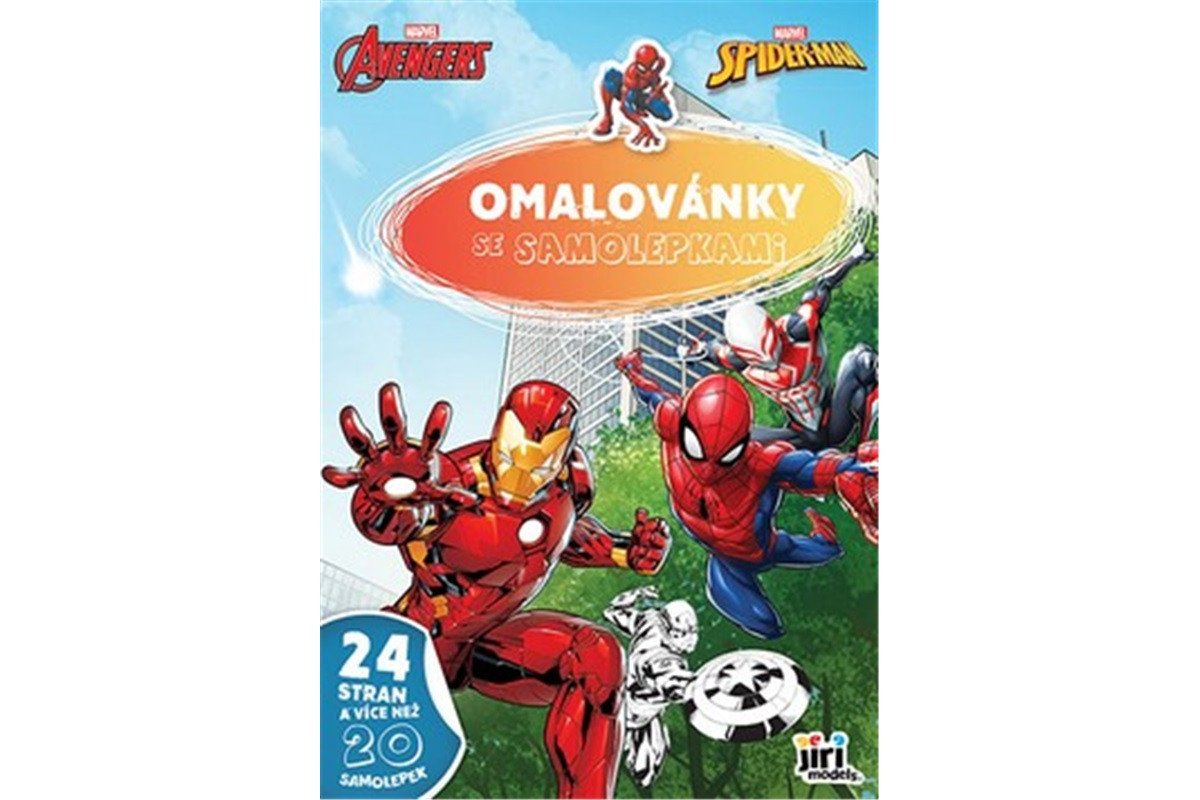Marvel - Omalovánky A4 se samolepkami