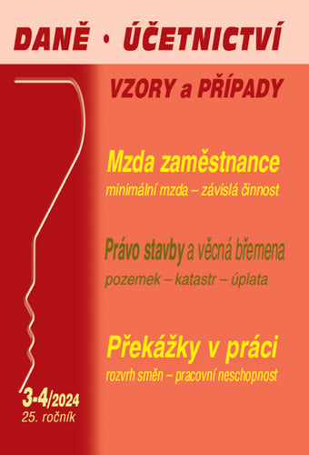 DÚVaP 3-42024 Mzda zaměstnance Překážky v práci Právo stavby