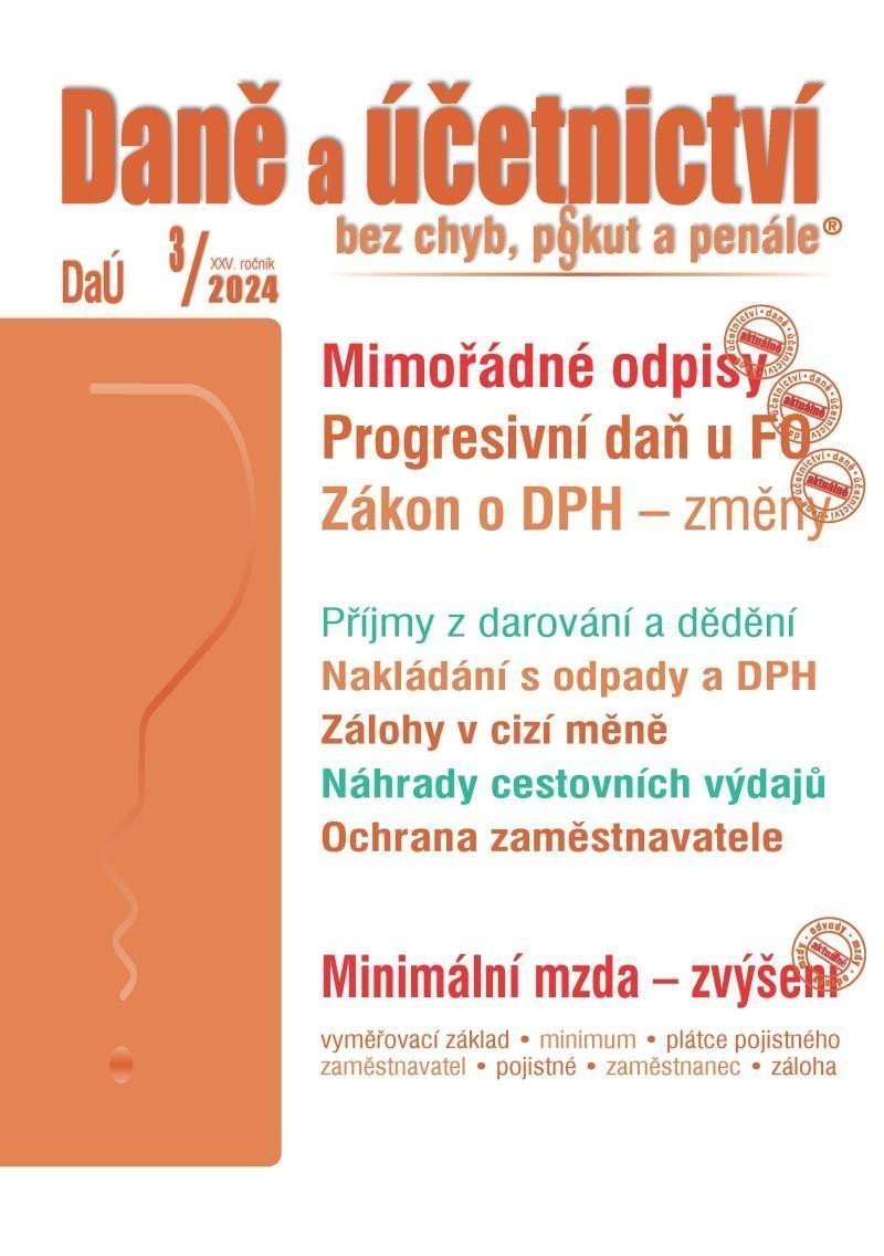 DaÚ 32024 Daně a účetnictví bez chyb pokut a penále