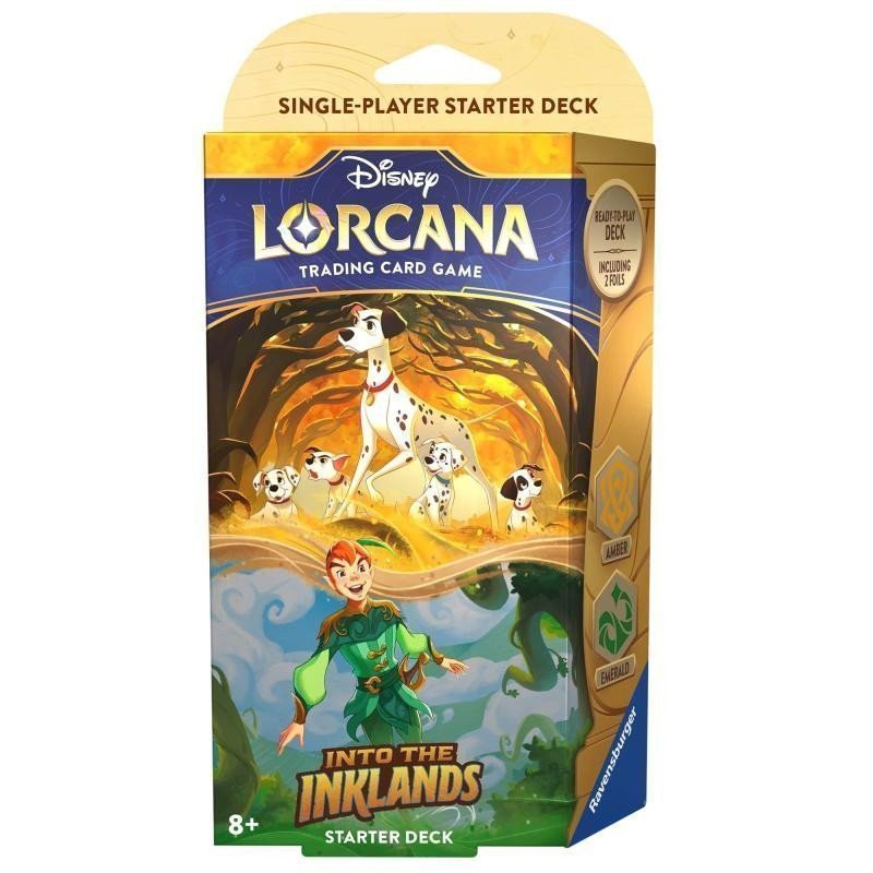 Disney Lorcana Into the Inklands - Starter Deck Amber  Emerald