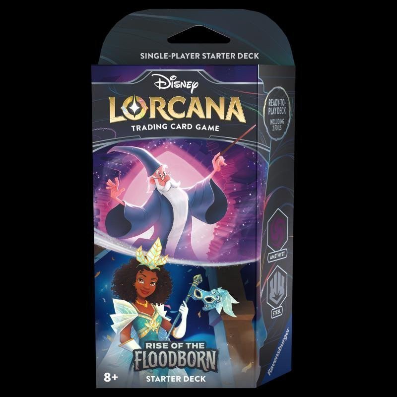 Disney Lorcana Rise of the Floodborn - Starter Deck Amethyst  Steel