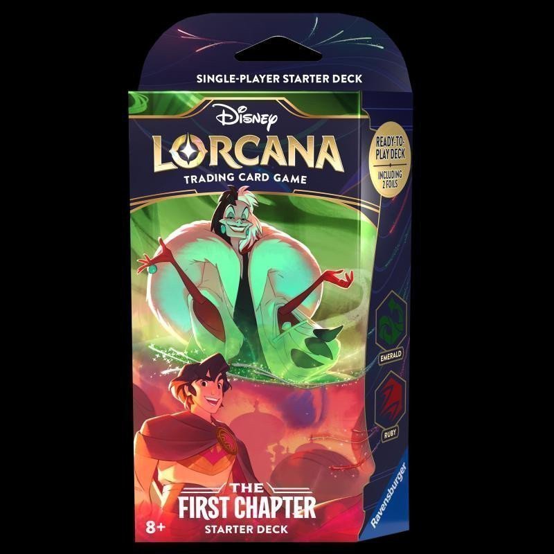 Disney Lorcana The First Chapter - Starter Deck Emerald  Ruby