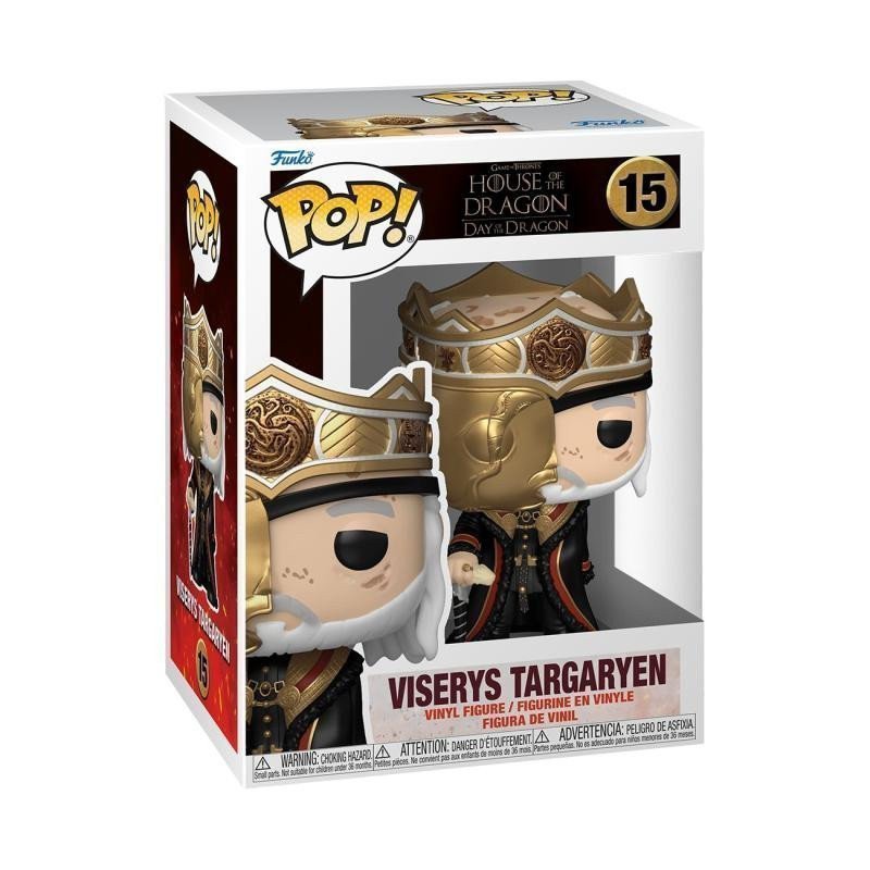 Funko POP TV House of the Dragon - Viserys Targaryen s možností CHASE veze 15