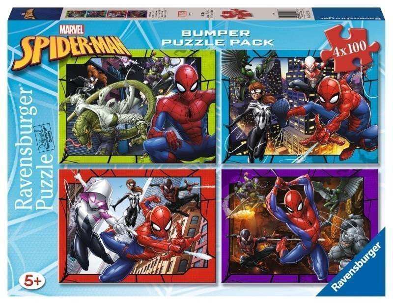 Puzzle Marvel Spider-Man 4x100 dílků