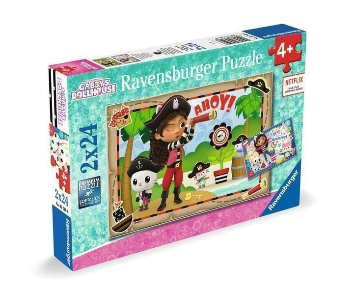 Puzzle Gabbys Dollhouse 2x24 dílků