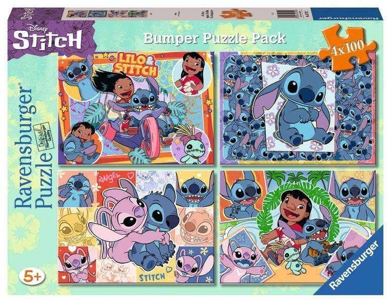 Puzzle Disney Stitch 4x100 dílků