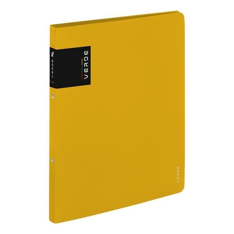 Pořadač PP A4 2kr VERDE hořčice