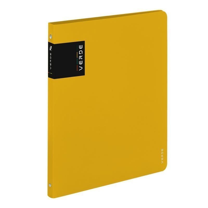 Pořadač PP A4 4kr VERDE hořčice