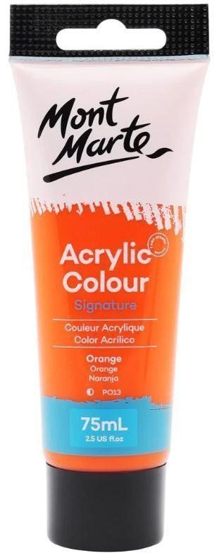 Mont Marte Akrylová barva 75ml - oranžová Orange tuba