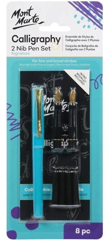 Mont Marte Kaligrafické pero s doplňky 0001 blistr 8 ks