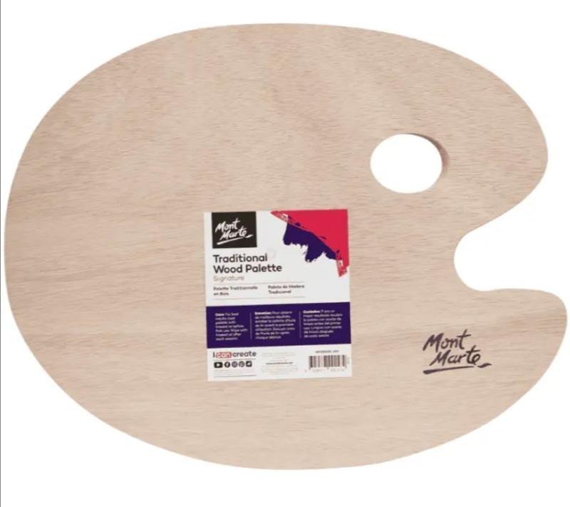 Mont Marte Dřevěná paleta 0009 30x38cm