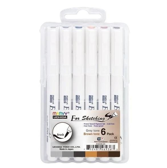 Technický popisovač 4600FS-6V 3KS ŠEDÁÁ 3KS HNĚDÁ STĚTEČEK