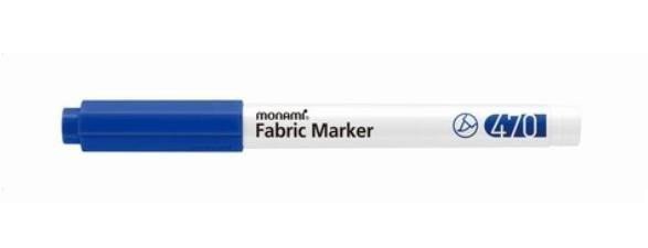MONAMI 470-02 BRUSH BLUE FABRIC MARKER