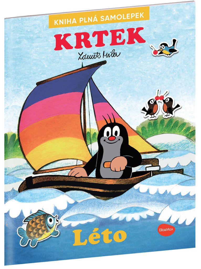 Krtek a léto - Kniha samolepek – Miler Zdeněk