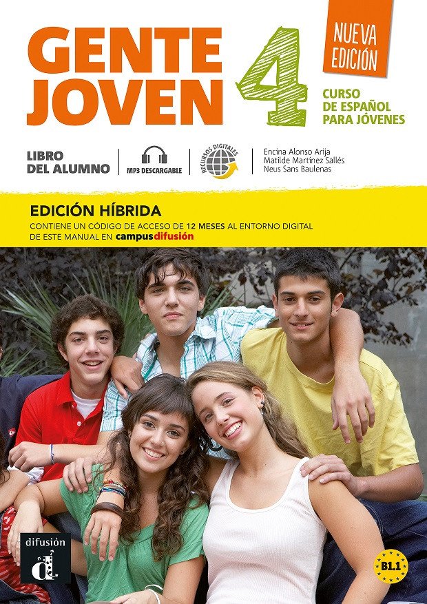Gente Joven 4 Nueva B11 – Edición híbrida Libro del alumno  Campus 12 meses