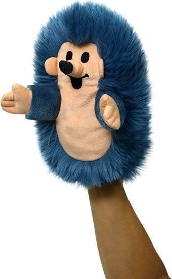 Ježek 23cm maňásek - modrý Krtek a kamarádi