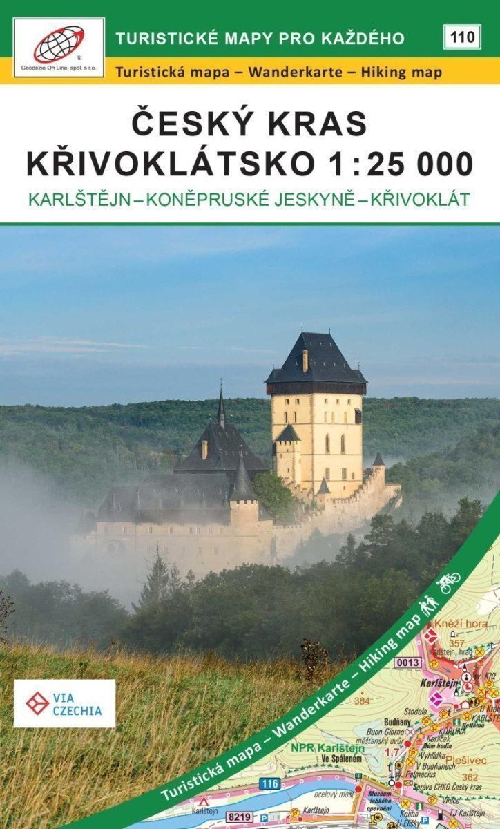 Český kras Křivoklátsko 1  25 000  110 Turistické mapy pro každého