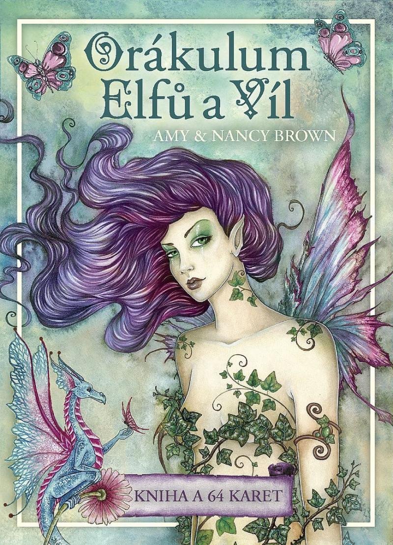 Orákulum Elfů a Víl - Kniha a 64 karet lesklé – Brown Nancy