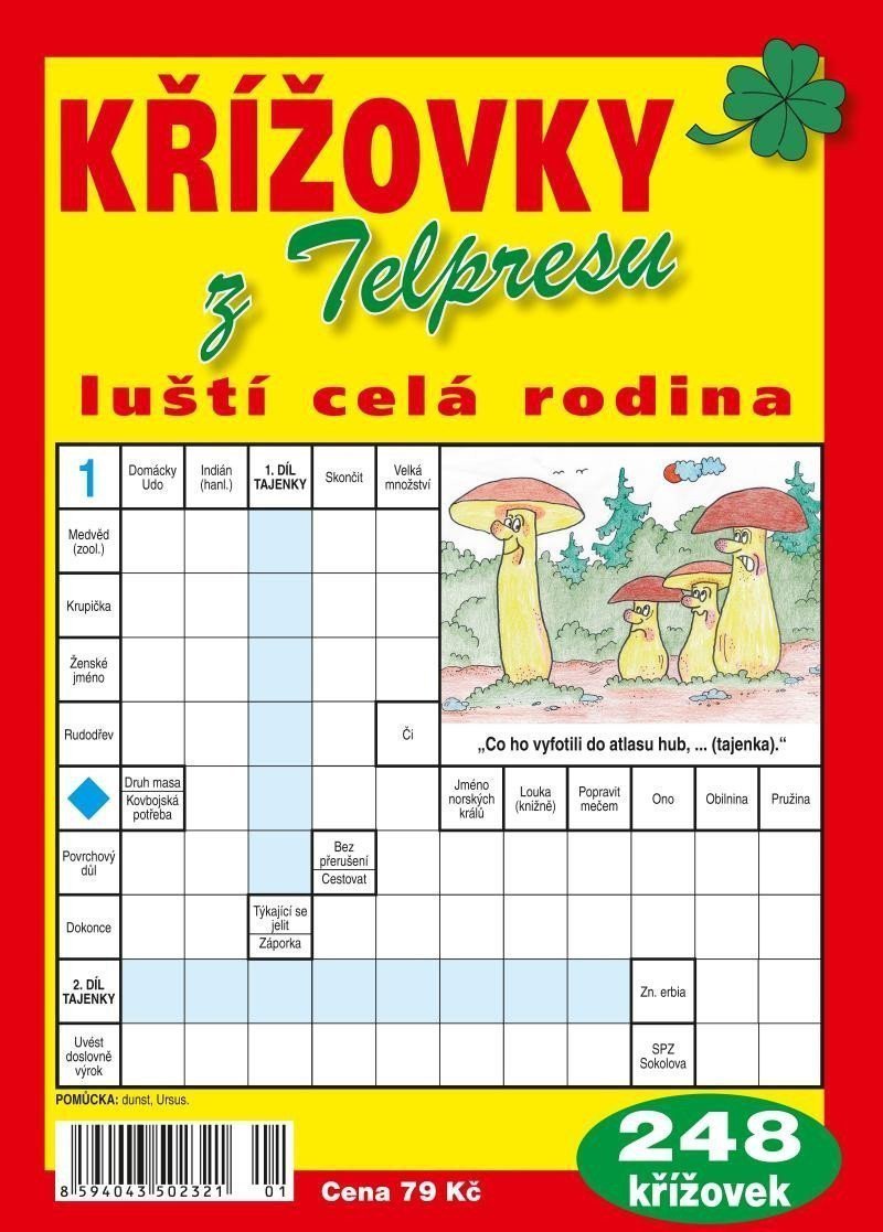 Křížovky z Telpresu luští celá rodina - 248 křížovek 12024