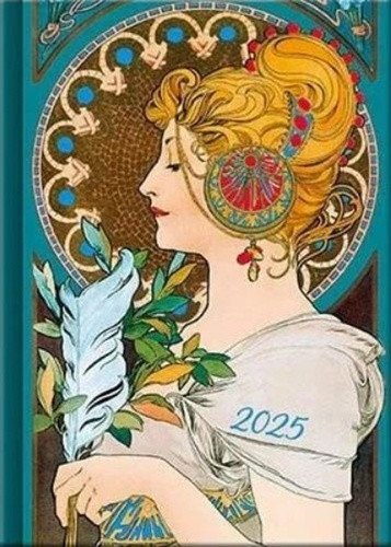 Diář 2025 Praktik Mucha denní