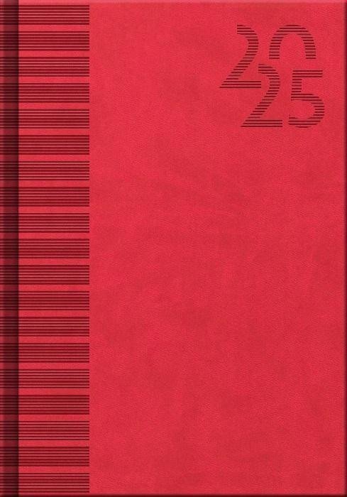 Diář 2025 Vivella Red denní A5